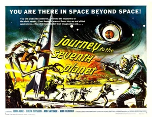 JOURNEY TO THE SEVENTH PLANET  JOHN AGAR GRETA THYSSEN 11x14 HS PRINT 1962 - Picture 1 of 1