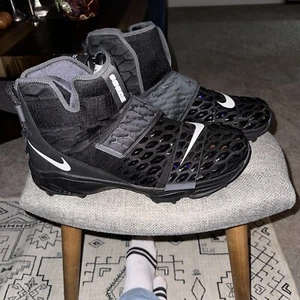 Nike Force Savage Elite 2 Shark Football Cleats Black CK2824-001 Mens Size US 18 - Picture 1 of 6