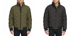 DKNY Men's Quilted Puffer Coat Jacket - Picture 1 of 31