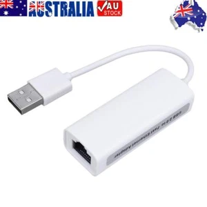 USB Ethernet Adapter 100Mbps Network Card USB2.0 Wired Card for Macbook Tablet - Picture 1 of 15
