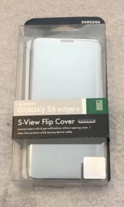 Original Samsung S-View Flip Cover Case for Galaxy S6 Edge + (Plus) Clear - # - Picture 1 of 7