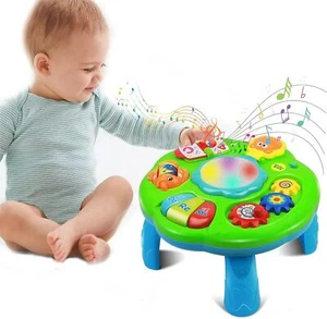 Baby Toys 6-12 Months, Baby Activity Table Center, Musical Toys - Picture 1 of 7
