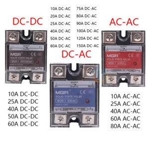 Relé de estado sólido monofásico MGR-1 D4810 SSR 40A DC 60-80A / AC 220 - Disipador de calor - Imagen 1 de 33