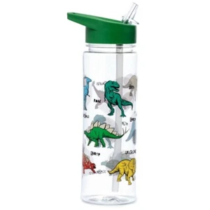 Dinosauria Dino Botella de Agua con Pajita 550 ml Botella Dinosaurio - Imagen 1 de 6