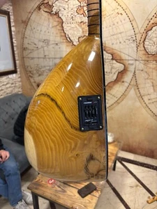 Curved Mulberry Saz, Oyma Dut Bağlama - Picture 1 of 6