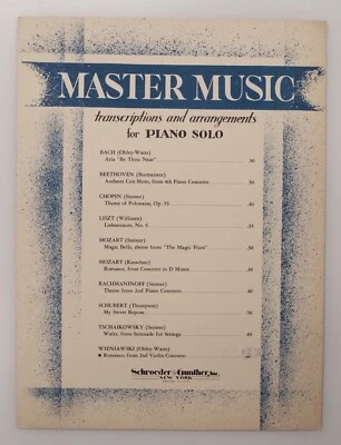 1943 music master transcriptions and arrrangrments for piano - Image 1 of 3
