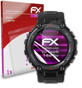 atFoliX Glass Protector for Amazfit T-Rex Pro 9H Hybrid-Glass - Zdjęcie 1 z 8