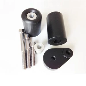 Black Frame Slider Crash Falling Protector For Kawasaki Ninja ZX-6R 2007-2008 - Picture 1 of 2