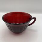 Vintage 1940S Ruby Red Glass  Coffee Tea Punch Cup Great Condition!