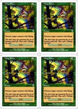 4x WING SNARE magic 7TH EDITION GREEN SORCERY DETROY CREATURE MTG PLAYSET LOT