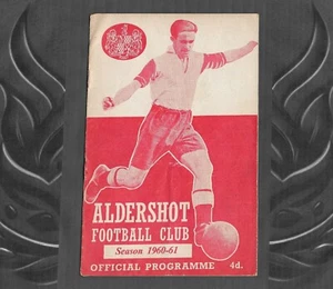 1960-1961 Aldershot v Exeter City Division 4 Football Programme - Picture 1 of 2