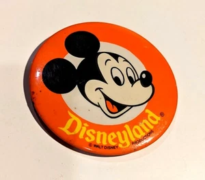 Vintage Disneyland Knopf - Mickey Mouse Gesicht - Bild 1 von 2