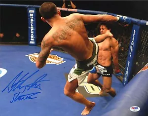 Anthony Pettis Signed UFC 11x14 Photo PSA/DNA COA Showtime Kick Picture Auto'd - Picture 1 of 1