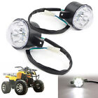 LED 3 wire Headlight Head Light ATV Quad 110 125CC Taotao Coolster Gokart 2PCS