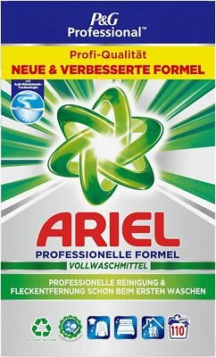 Ariel Professional Detersivo Completo in Polvere - 7,8 kg - 110 Cariche di Lavaggio