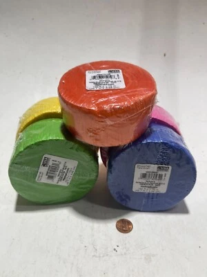 Lot Of 5! Wal-Mart Multicolored Party Crepe Paper Streamers 150 Feet Per Rolls - Image 1 of 2