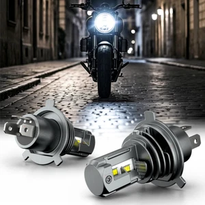 H4 9003 LED For Honda Goldwing GL1200A Aspencade 1984-1987 Headlight Bulbs Hi/Lo - Picture 1 of 12