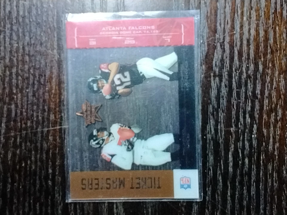 2004 Michael Vick Mihael jenkins Ticketmaster Football Card Rare #984/1250 - Image 1 of 3
