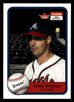 2001 FLEER PLATINUM GREG MADDUX 103 MINT BASEBALL ATLANTA BRAVES - Image 1 of 2