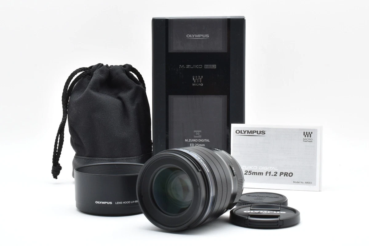 【ほぼ新品】 OLYMPUS m.Zuiko ED 25mm F1.2 m4/3 標準F1.2！OLYMPUS m.Zuiko ED 25mm F1.2 m4/3 Olympus M.Zuiko ED