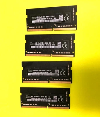 4X 4GB HYNIX DDR4-2666V MEMORY FOR iMAC 5K 2017/2019 (A2115) - Image 1 of 2