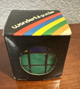 Wonderful Puzzler Puzzle Twist Cube Vintage 1980s In Original Box Taiwan - Picture 1 of 15