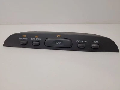 97 98 99 00 01 02 ELDORADO SEVILLA INFORMACIÓN TRIP RESET COMBUSTIBLE PUERTA MALETERO INTERRUPTOR OEM Foto 1 de 4