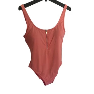 Michael Kors one piece swimsuit women's size 10 coral pink - Picture 1 of 4