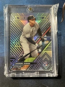 2017 Topps High Tek Aaron Judge RC Pattern 7b Diamond X - Picture 1 of 4