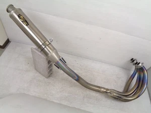 HONDA CB1300SF/SB 03-07 NOJIMA TI V TYPE-SC Hand-Bent Full Exhaust Muffler - Picture 1 of 11