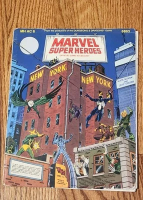 TSR Marvel Super Heroes New York, New York Accesorio Oficial Juego Foto 1 de 3