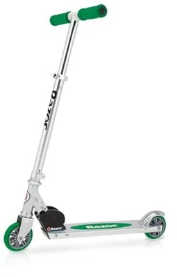  Un Kick Scooter para Niños - Ligero, Plegable, Marco de Aluminio y Verde Foto 1 de 4