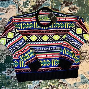 Ralph Lauren Nordic Neon Girls Sweater NWT XL - Picture 1 of 5