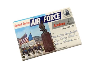 U.S. Air Force Academy - Vintage Fold-Out Postcard - USAF - Colorado 1960s - Picture 1 of 12