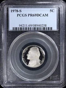 1978-S 5C Proof Jefferson Nickel PCGS PR 69 | PF - Picture 1 of 4
