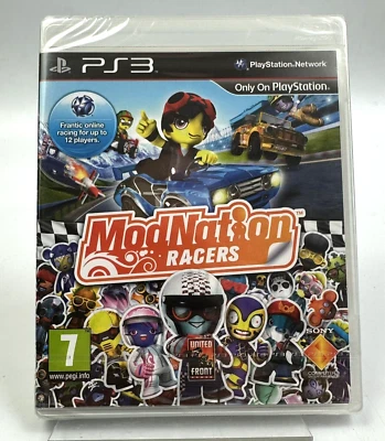 PS3 ModNation Racers, UK PAL, New And Factory Sealed - Image 1 of 4