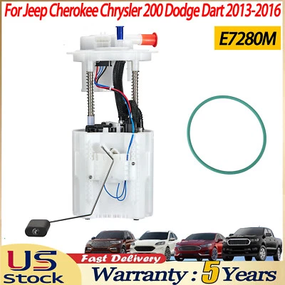 Fuel Pump Module Assembly for Jeep Cherokee Chrysler 200 Dodge Dart 13-16 E7280M Foto 1 de 4