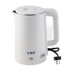 Electric Water Boiler 2.3L Large Spout Electric Kettle Stainless Steel White