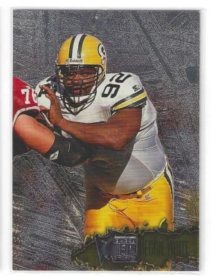 REGGIE WHITE 1996 METAL GREEN BAY PACKERS $1.99 ROOM - Image 1 of 2