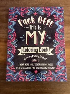 This Is MY Coloring Book Swear Word Adult Coloring Book Stress Relieving Designs - Picture 1 of 4