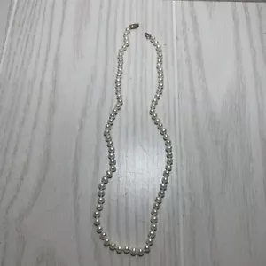 Vintage Deltah 1930-40er Jahre Zuchtperlen Halskette mit 14K Gold Verschluss - Bild 1 von 5