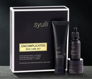Mens Skin Care System Daily Face Wash Vitamin C Serum Shea Butter GREAT GIFT! - Picture 1 of 5