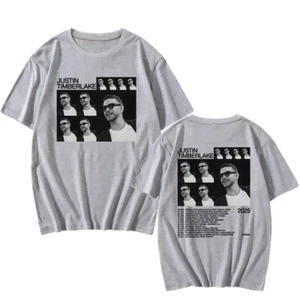Justin Timberlake 2025 Tour T-Shirt Unisex Streetwear XS–2XL Hip Hop Tee - Picture 1 of 8