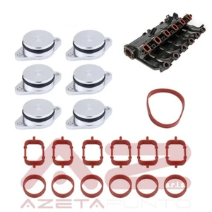 kit abolizione swirl flaps bmw m47 m57 20d 25d 30d 35d 6 tappi 33mm e46 e90 e60 - Foto 1 di 15