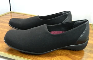 Munro Slip-On Loafer Shoes Size 8M Traveler Comfort Black Stretch Fabric USA - Picture 1 of 15