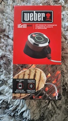 Weber iGrill mini Bluetooth iOS Android App Grill Meat Thermometer Magnetic 7202 - Image 1 of 4