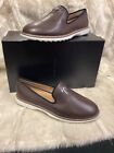 Giuseppe Zanotti Brown Leather Slip On Loafers Shoes UK 9 Dustbags Box