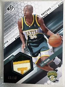 Ray Allen 2004 SP Authentic Fabrics Patches /50 Best Price In eBay