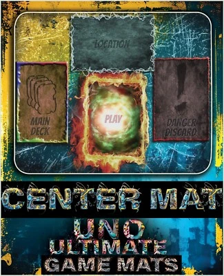 Ultimate Uno Marvel DC Custom Game Mats Card - Board Foil Chase CENTER MAT - Image 1 of 4