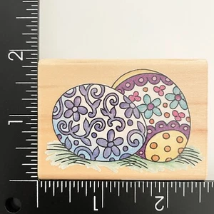 Stampendous bemalte Ostereier H104 Holzstempel - Bild 1 von 3